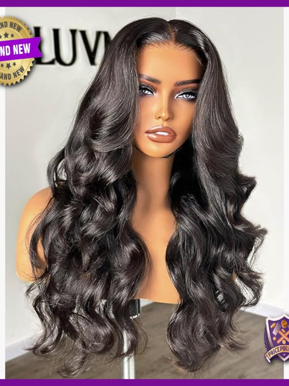 14 Inch Human Hair Wig Glueless Loose Body Wave Pre Plucked